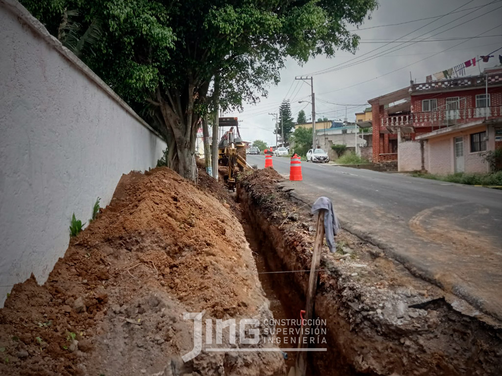 Construcción De Drenaje Sanitario